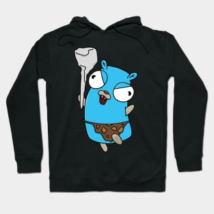 Caveman Gopher Hoodie